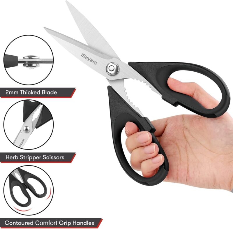 iBayam Kitchen Shears, 2-Pack - Image 3