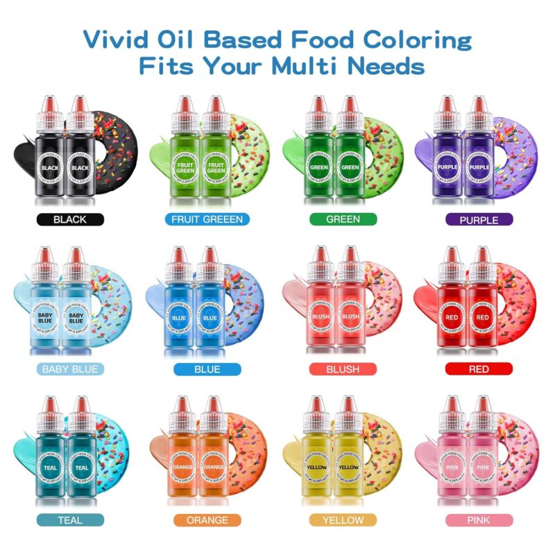 Jelife Oil Colors, 12-Pack - Image 2
