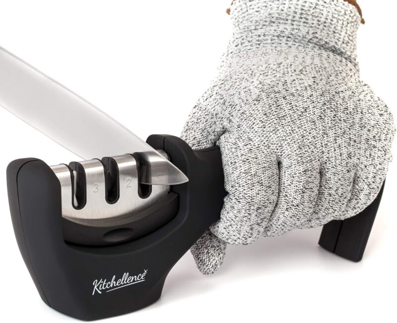 4-in-1 Knife Sharpener & Glove