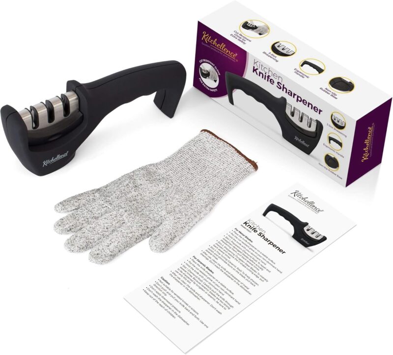 4-in-1 Knife Sharpener & Glove - Image 3